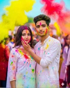 Gemini happy Holi prompt