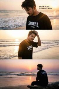 Aesthetic Sunset Beach Ai Photo Editing