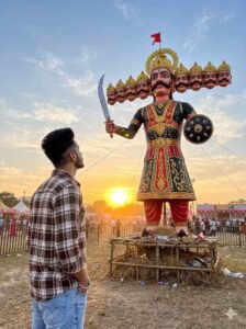 Dussehra Ravan Ai Photo Editing