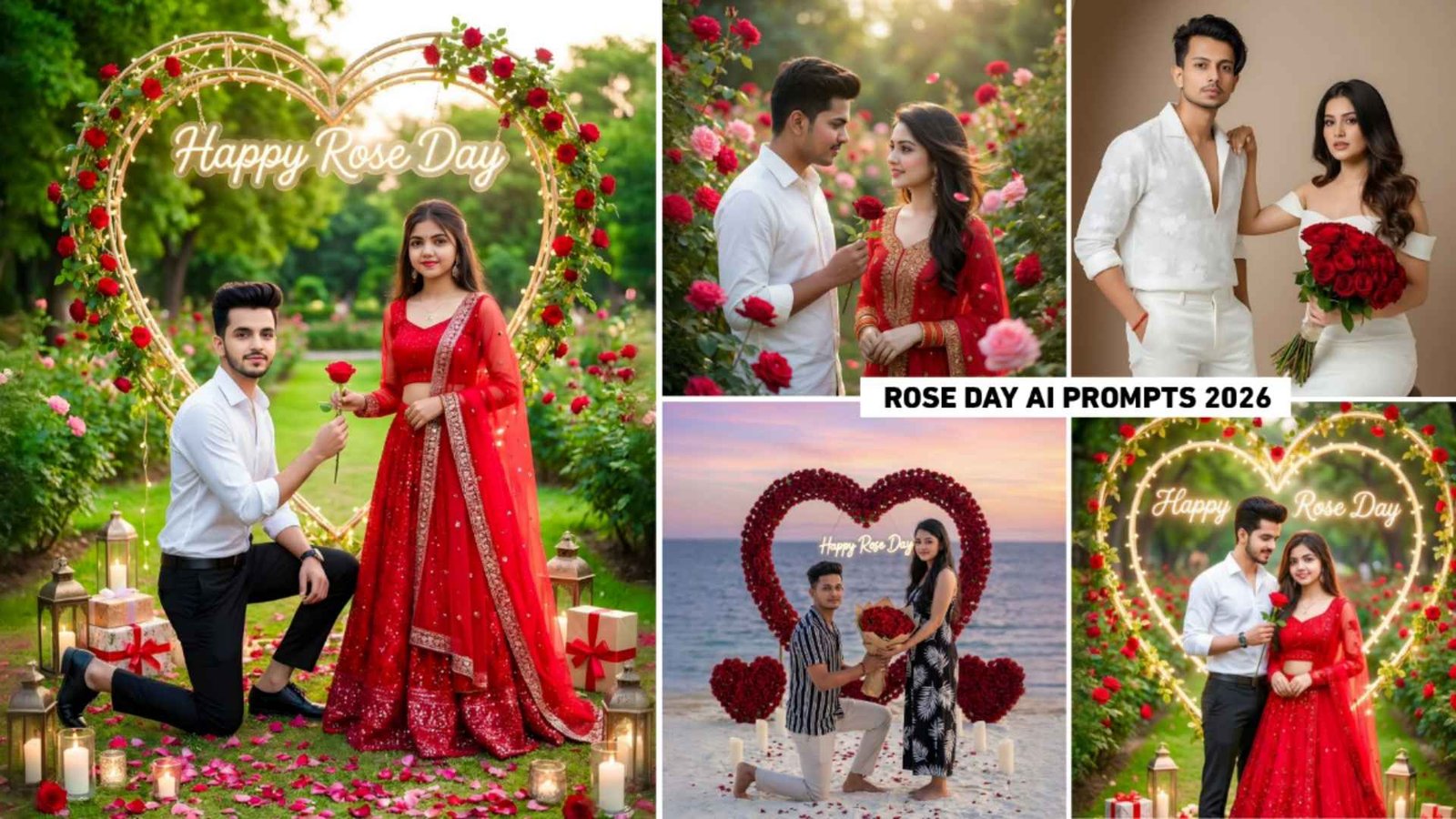 Google Gemini Rose Day Ai Photo Editing Prompts 2026