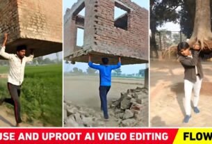 Trending House And Tree Uproot Ai Video Editing 2026