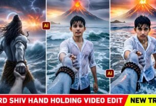 Lord Shiva Holding Hand Ai Video Editing | Lord Shiva Ai Prompt