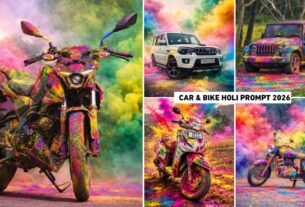 Bike And Car Holi Ai Photo Editing Prompts 2026