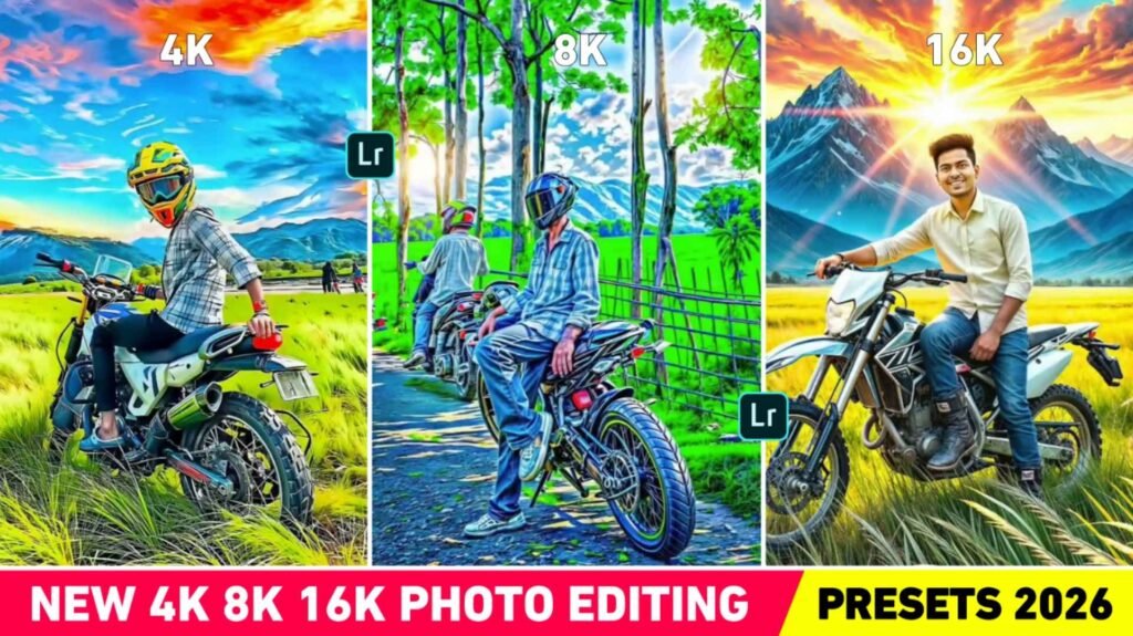 Lightroom 4k 8k 16k Photo Editing Presets | 4k 8k 16k Presets