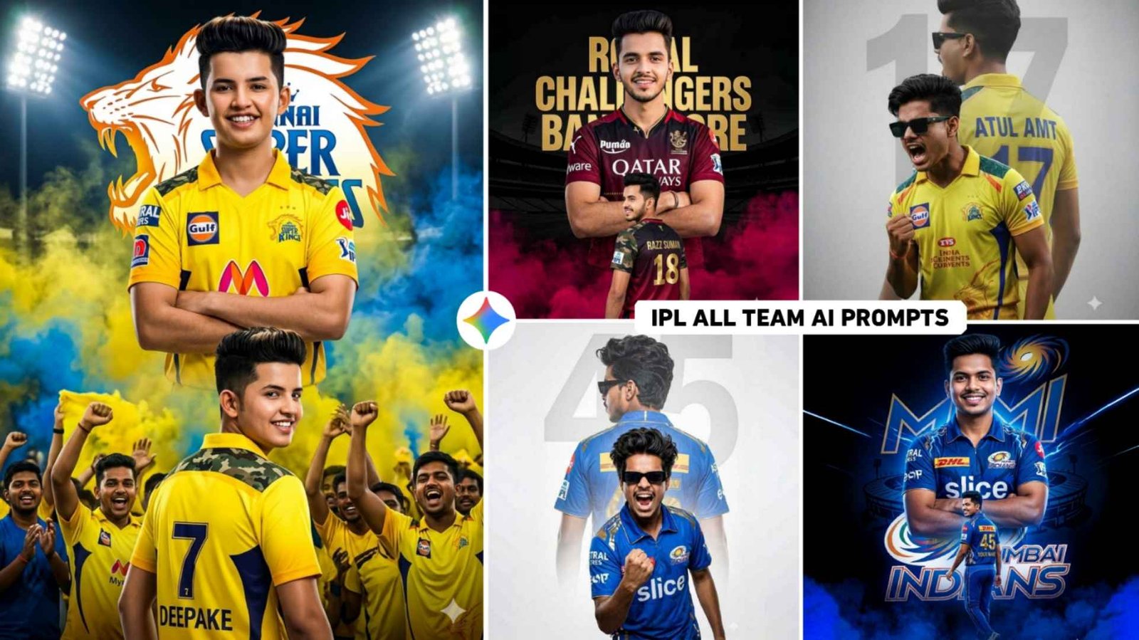 IPL 2026 Ai Photo Editing Prompts - All Team Photo Prompts