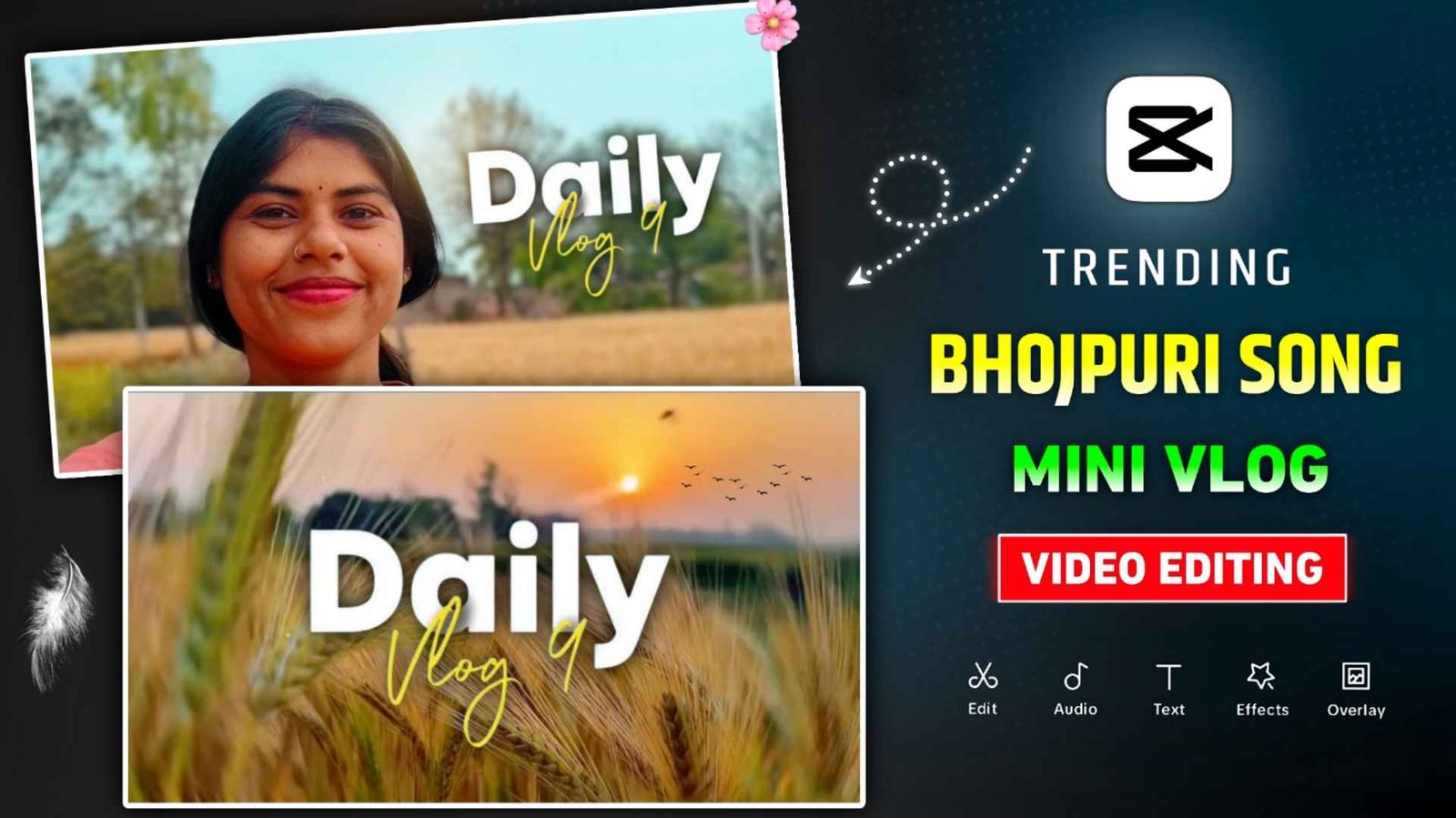 Daily Mini Vlog Vn And Capcut Template | Mini Vlog Template