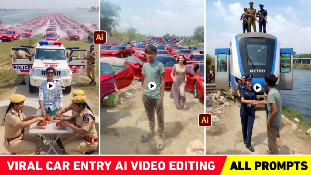 Instagram Viral Police Car Entry Ai Video Editing 2026 | Flow Ai