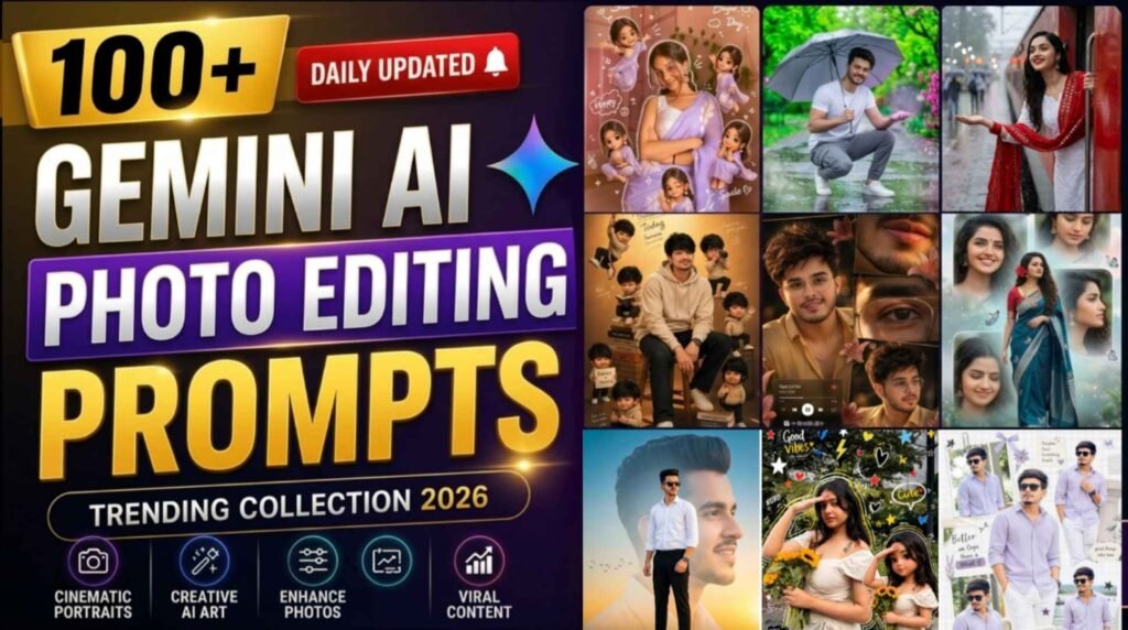 Instagram Viral Chatgpt & Gemini Ai Editing Prompts - Daily Update