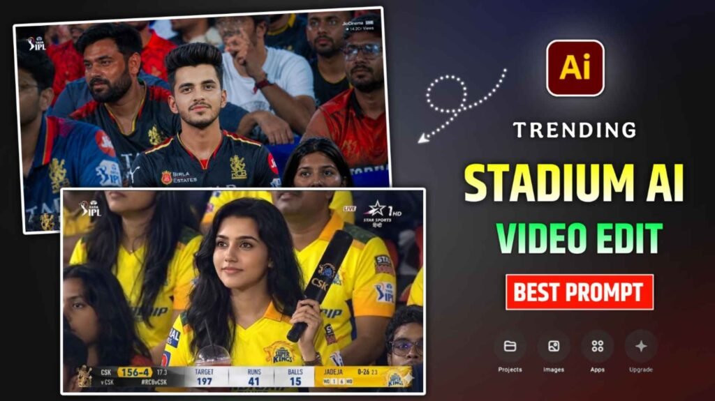 Cricket Stadium Ai Video Editing 2026 | Broadcast Ai Video Prompt