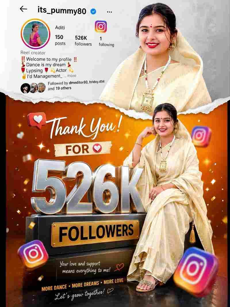 Instagram Milestone Poster AI Prompt