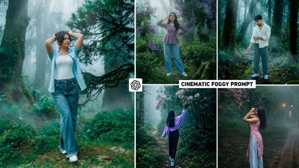 Chatgpt Viral Cinematic Foggy Forest Ai Photo Editing Prompts
