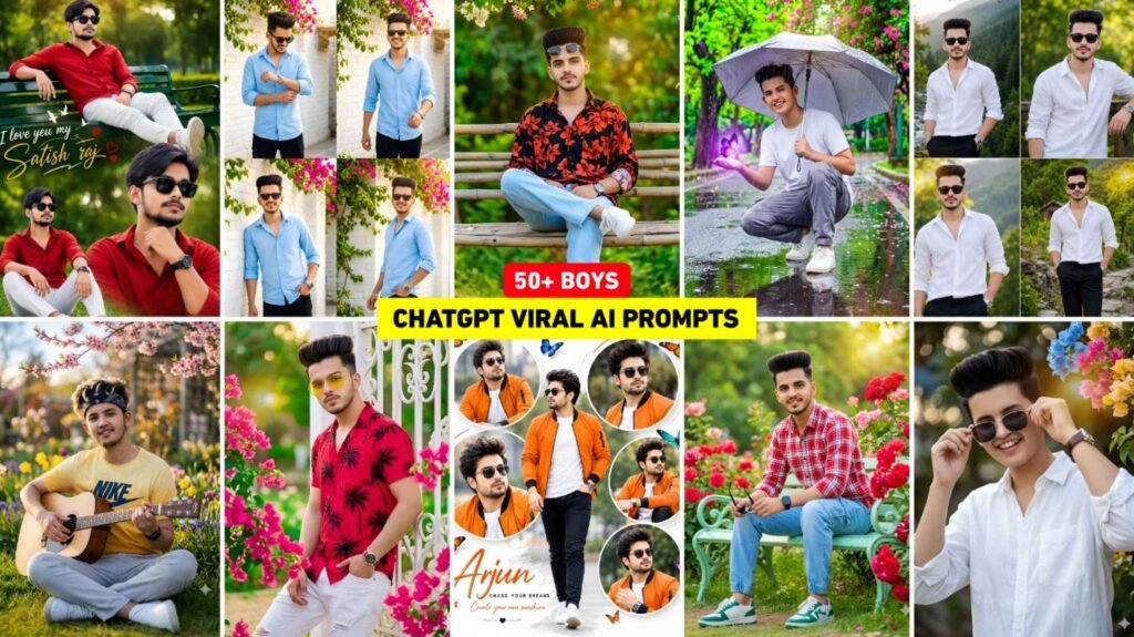 50+ New Viral Boy Ai Photo Editing Prompts | Chatgpt Ai