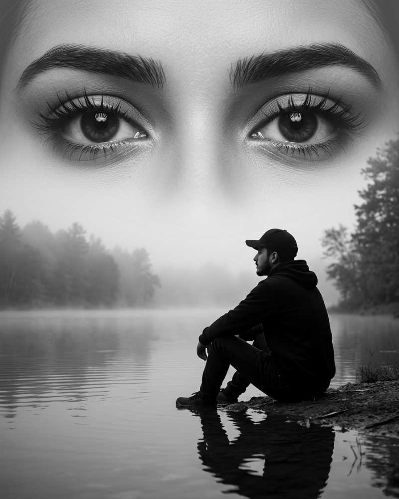 Cinematic Double-Exposure Portrait Prompt
