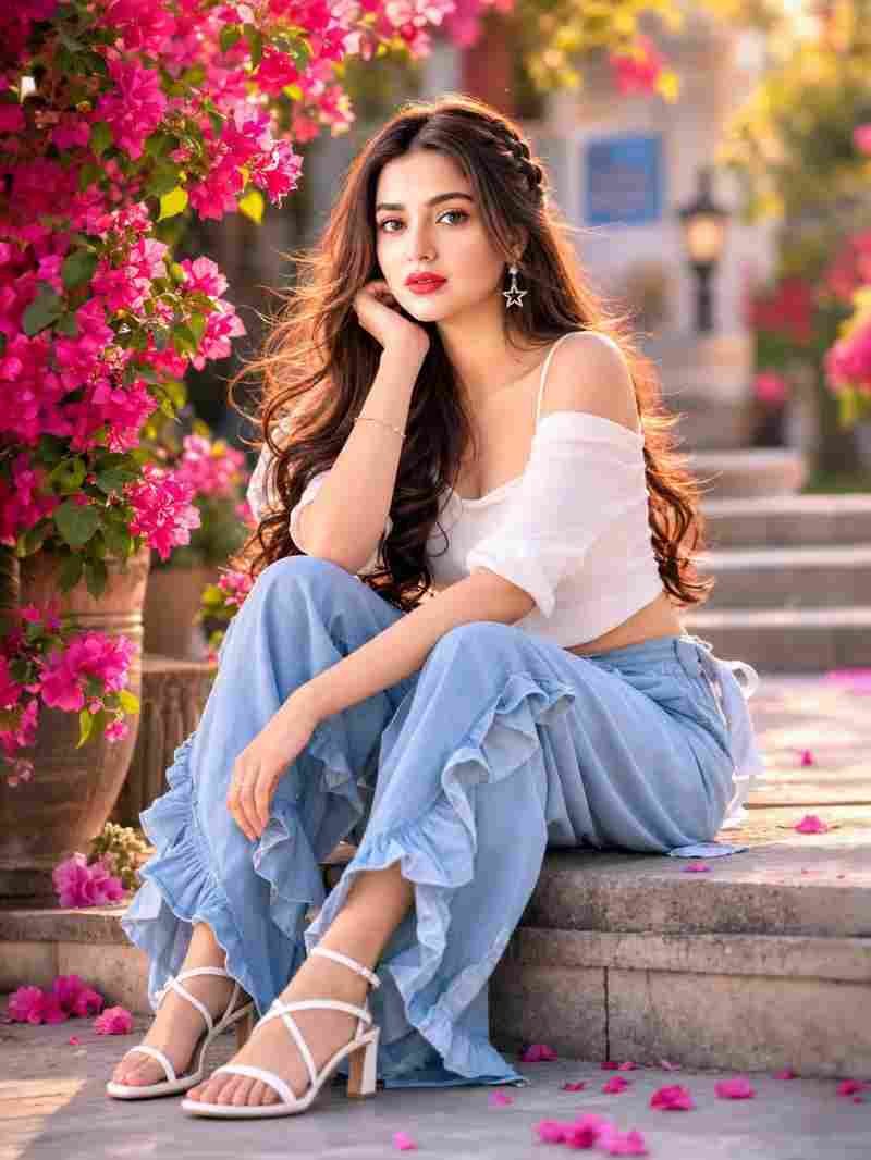 Cinematic Indian Woman Portrait Prompt