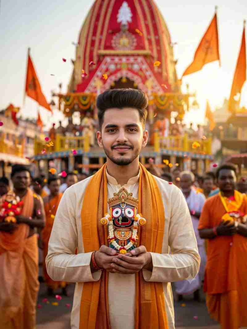 Jagannath Rath Yatra Cinematic Portrait Prompt