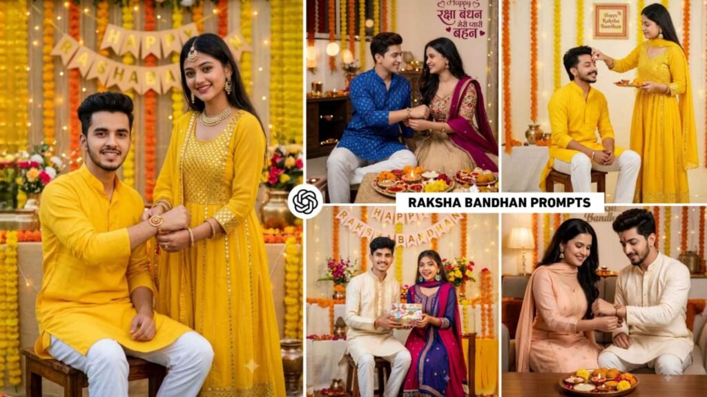 Raksha Bandhan Ai Photo Editing Prompt 2026 | Rakhi Prompt