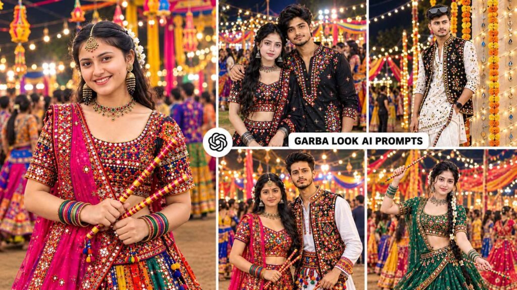 Dandiya Garba Look Ai Photo Editing Prompt | Garba Ai Prompt